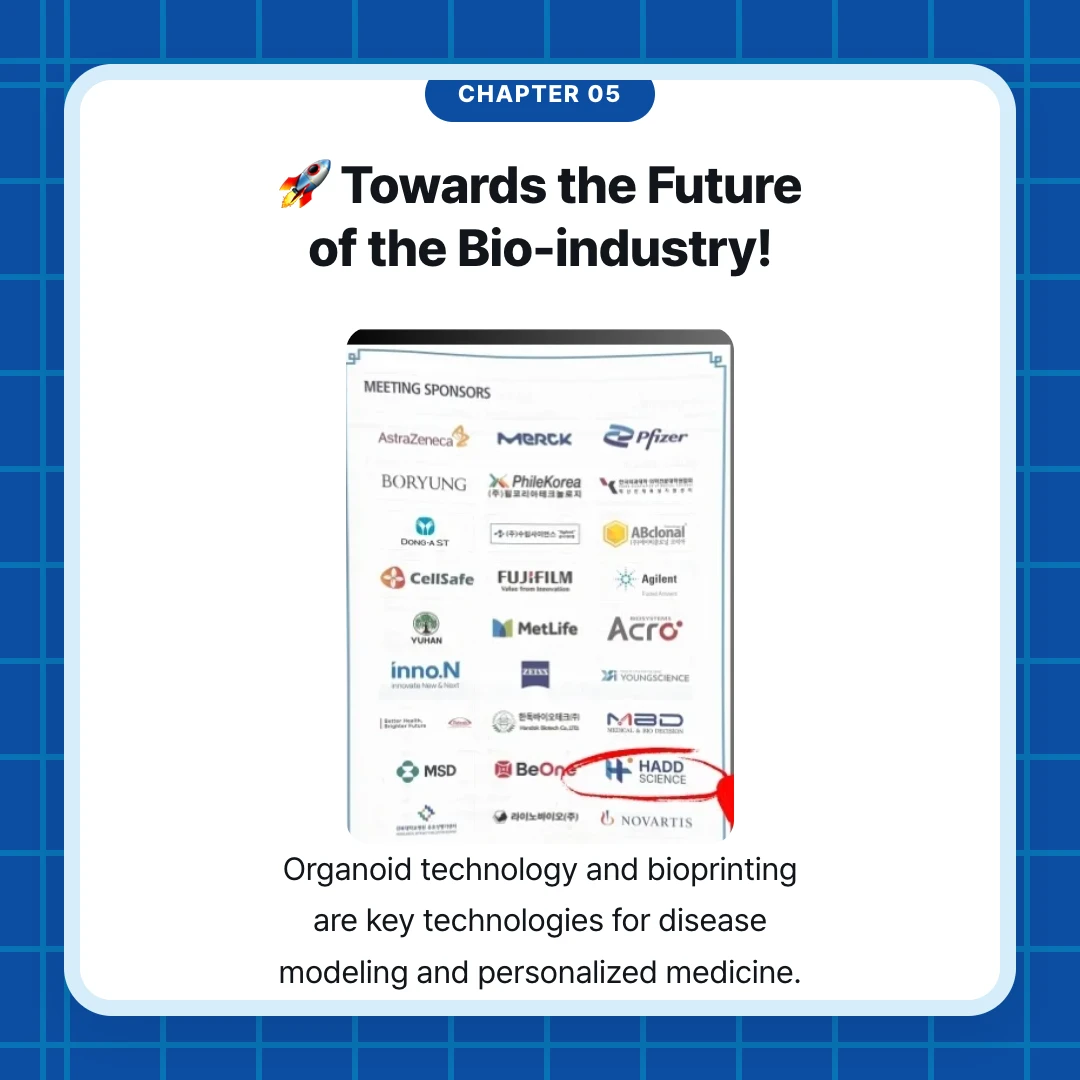 chapter 05. 🚀 Towards the Future of the Bio-industry!. Organoid technology and bioprinting are key technologies for disease modeling and personalized medicine.
