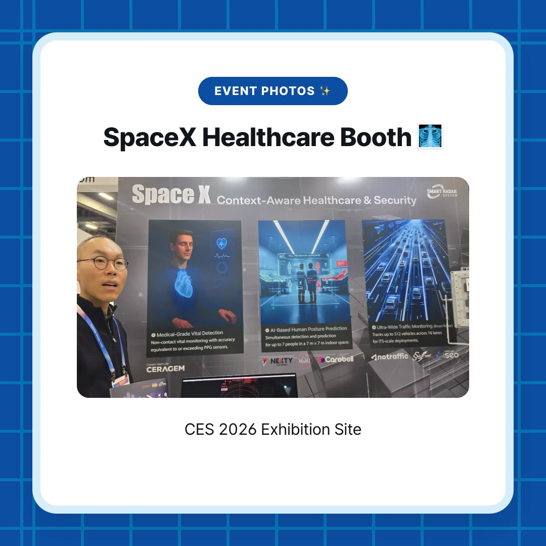 Event Photos ✨. SpaceX Healthcare Booth 🩻. CES 2026 Exhibition Site