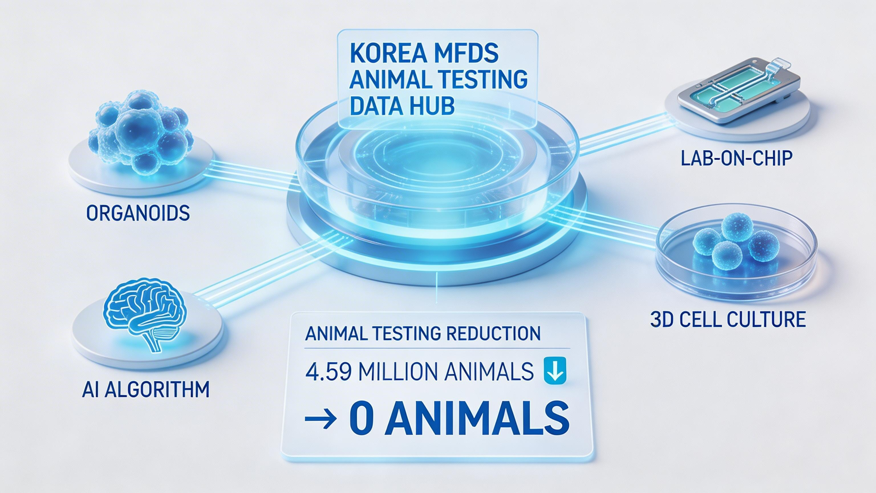 연간 459만 마리 실험동물을 AI가 대체한다! 식약처 '동물실험 대체 데이터 허브' 본격 가동 이미지 1