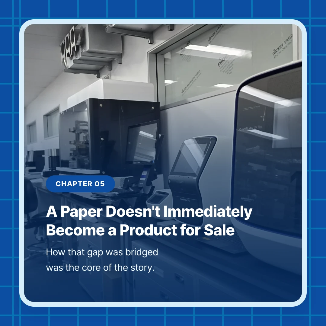 chapter 05. A Paper Doesn't Immediately Become a Product for Sale. How that gap was bridged was the core of the story.